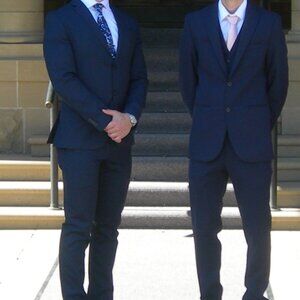 Grad - Business Suit, Le Chateau-Navy Blue